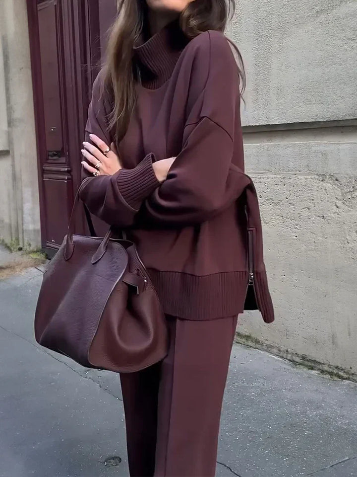 Serena - Completo coordinato di felpa dal taglio ampio