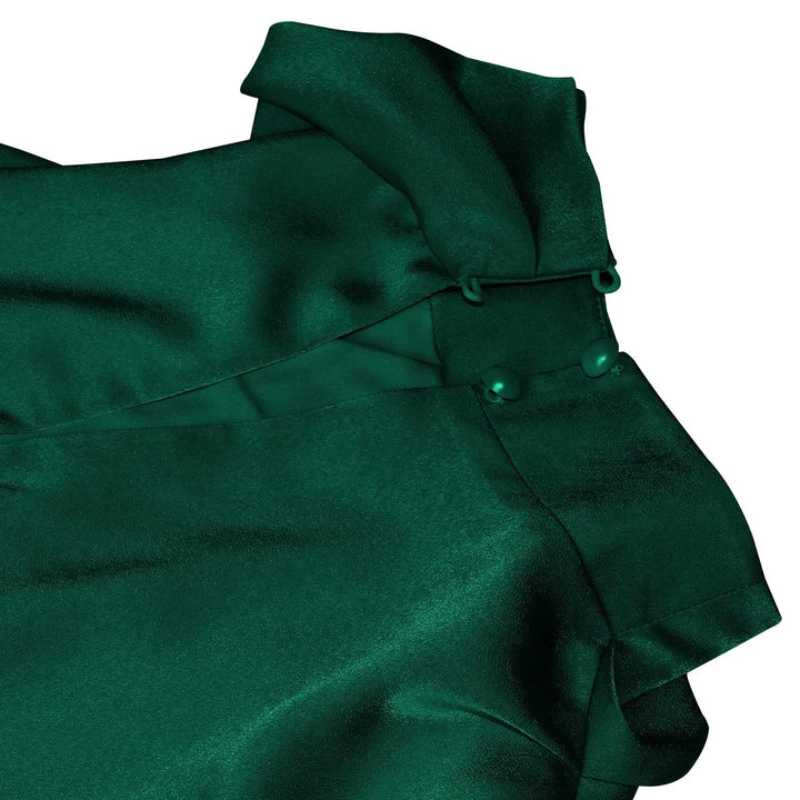 Lena™ | Abito Lungo in Raso di Lusso